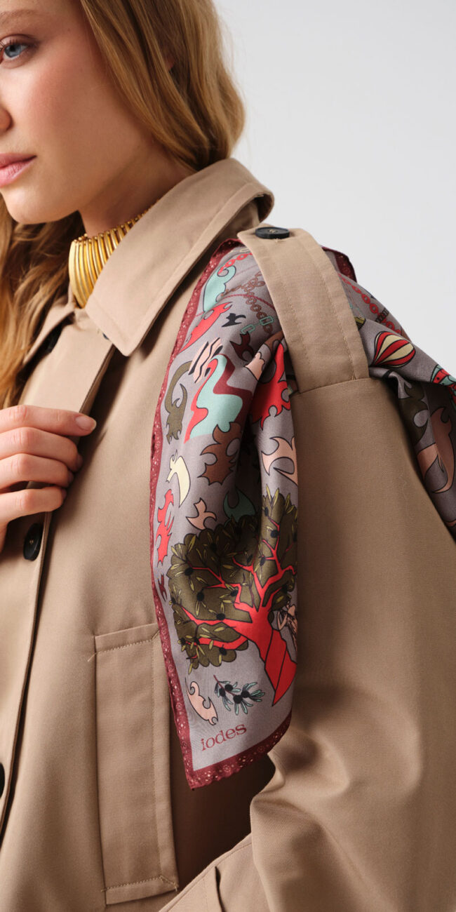 Iodes FW 25-26 kampanyası için Ece Şişik styling çalışması