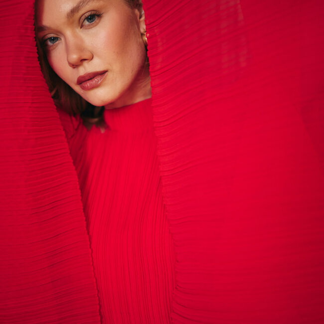 Sour Melange FW 25-26 kampanyası için Ece Şişik campaign styling çalışması