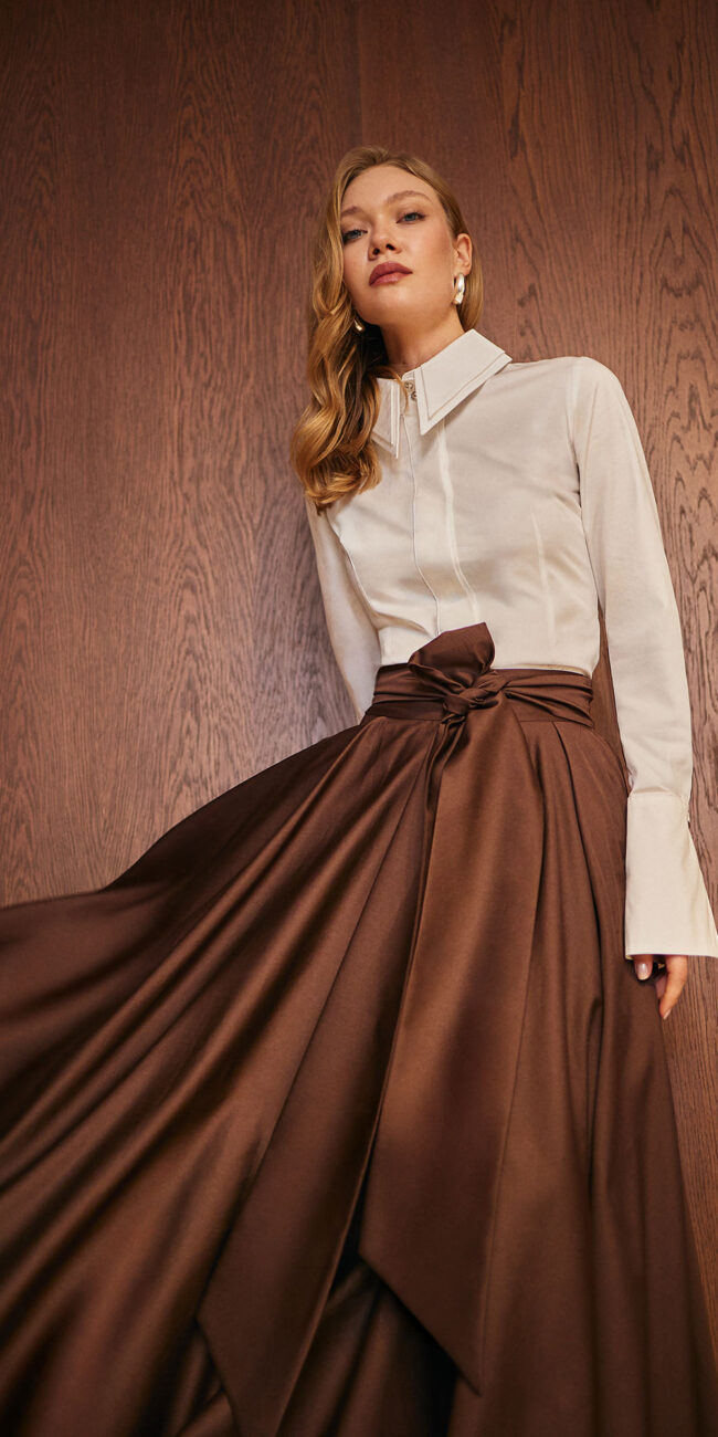 Sour Melange FW 25-26 kampanyası için Ece Şişik campaign styling çalışması