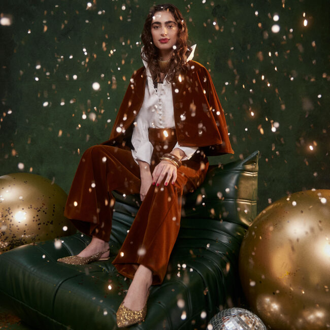Sour Melange New Year Collection kampanyası için Ece Şişik styling çalışması