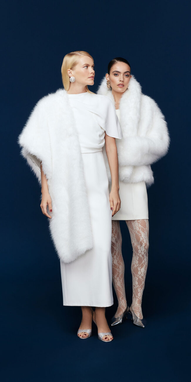 Happy to Wear FW 25-26 kampanyası için Ece Şişik styling çalışması